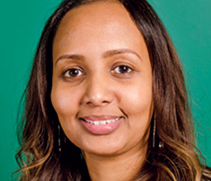 Daika Ismail is a board member with African Development Center, MN Headshot of Daika Ismail